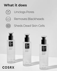 COSRX toner bottle closeup highlights gentle exfoliation