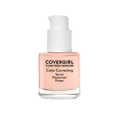 CoverGirl Clean Fresh Color Correcting Serum bottle closeup shows creamy texture for hydration.