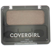 CoverGirl Eye Enhancers Tapestry Taupe 760 compact swatch shows versatile everyday shade.