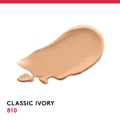 Covergirl Outlast Extreme Wear swatch blended seamlessly on skin for natural-looking color