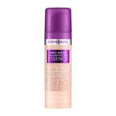 CoverGirl Simply Ageless bottle close-up shows sheer tint for a radiant bare-skin look.