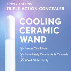COVERGIRL Simply Ageless wand application demonstrates smooth glide without tug.