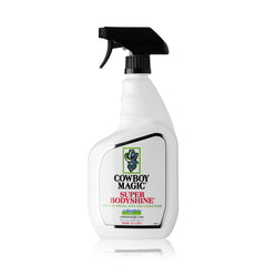 Cowboy Magic Body Shine bottle ready for show grooming and dust-repelling shine