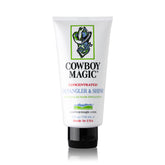 Cowboy Magic Detangler & Shine bottle pouring for detangling and conditioning