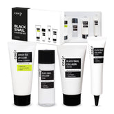 coxir Black Snail Cleanser foam bottle—gentle cleansing for refreshed skin.