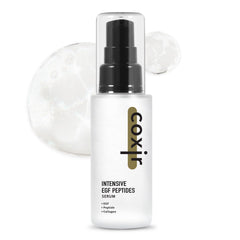 coxir INTENSIVE EGF PEPTIDES SERUM bottle-front for firmer, hydrated skin.