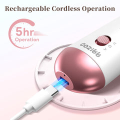 CoziBB rechargeable battery indicator highlights long cordless use