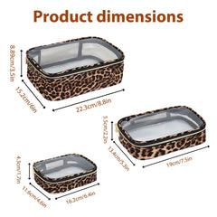 Diseño transparente con estampado leopardo de Cozomga para estilo en viaje