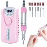 COYZU electric nail drill pink handheld for precise acrylic shaping