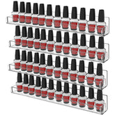 CQ Acrylic estante-pared para esmaltes 15p, organización y acceso rápido