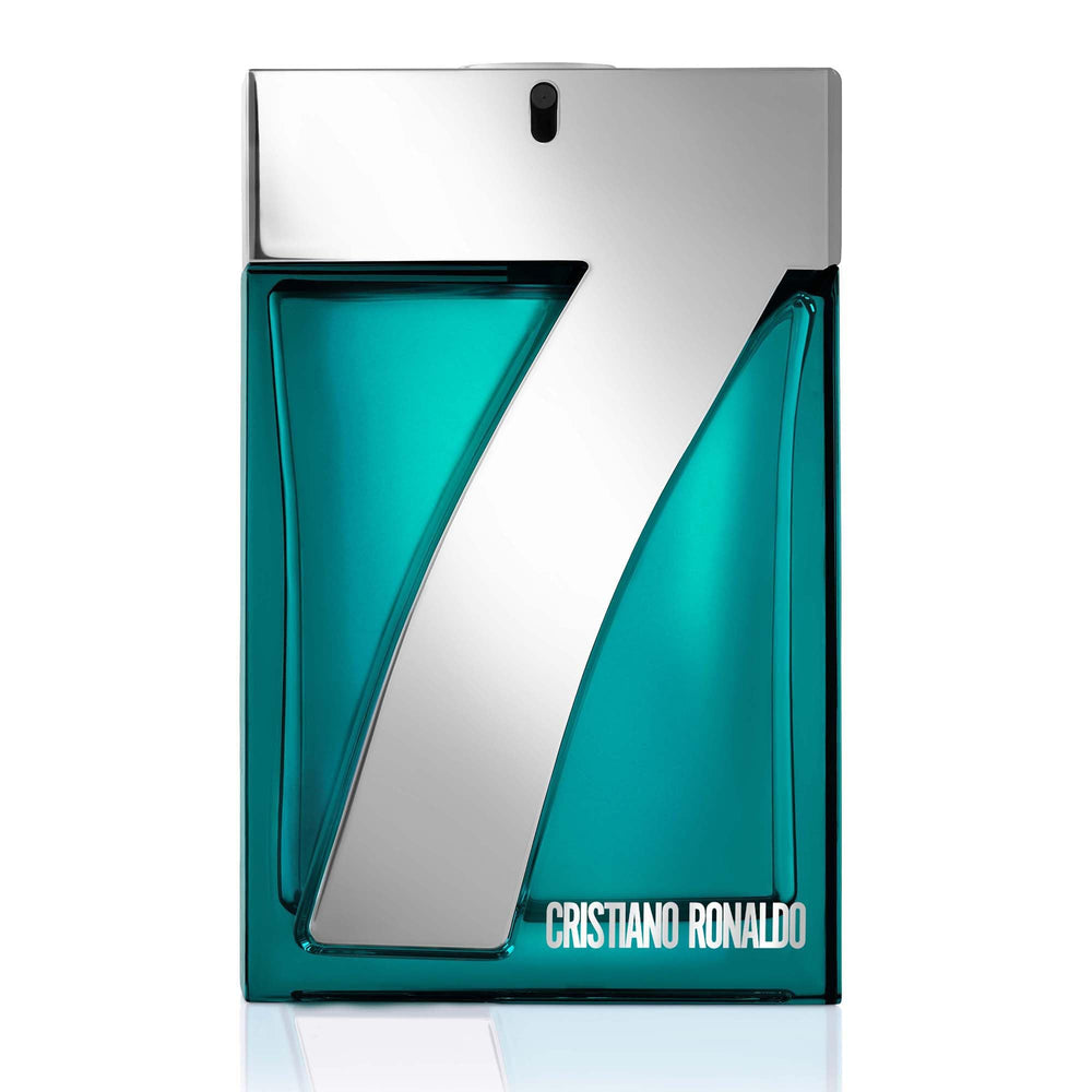 CR7 Origins bottle front view showing tropical freshness for daily wear