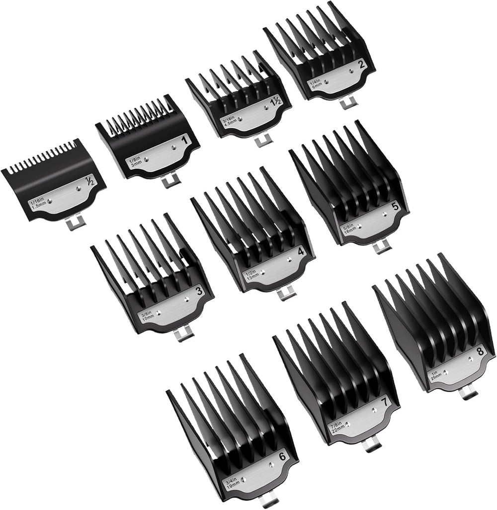 CR8GR8 Wahl guards 10pc set packaged for quick grooming prep and organized storage.