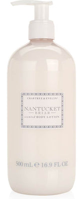 Crabtree & Evelyn Nantucket Briar lotion bottle showing fragrance and moisture.