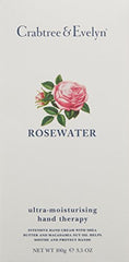 Crabtree & Evelyn Rosewater Hand Therapy close-up shows creamy texture for smooth hands.