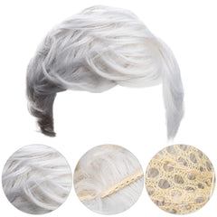 Craftshou round glasses add aged realism for grandpa cosplay and photo moments.