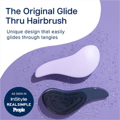 Crave Naturals Glide Thru side view compact detangler for travel
