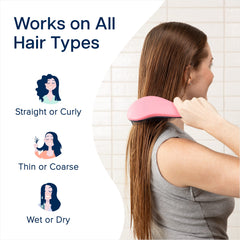 Crave Naturals Glide Thru Detangler Brush kid-friendly for gentle detangling