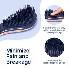 Crave Naturals Glide Thru detangling-bristles cone shapes minimize tugging