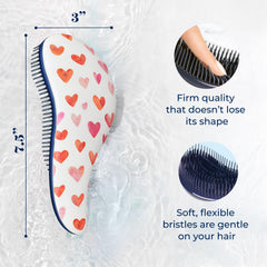 Crave Naturals Glide Thru soft bristles glide through hair with scalp massage.