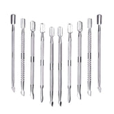 CREATIEE-PRO 10pcs cuticle pusher set packaging for organized home nail care