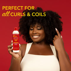 Creme of Nature Moisture Recovery Leave-In Curl Milk delivers shine and softness without heaviness