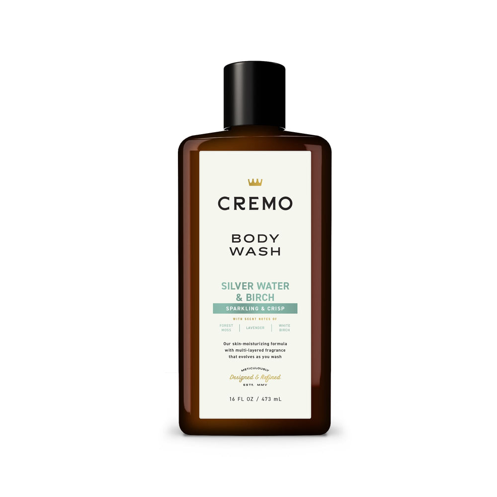 Cremo Body Wash glacier-fed streams bottle for a refreshing daily cleanse
