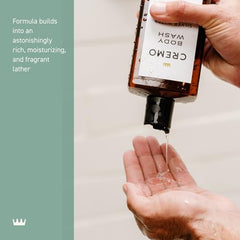 Cremo Body Wash men-grooming-routine visual suggests easy care integration