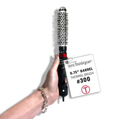 CRICKET Technique 300 seamless-barrel for even heat that speeds blow-drying and styling.
