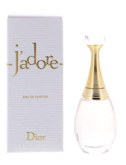 Cristian Dior J'adore mini bottle front view highlights travel-friendly luxury fragrance.