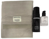 Crown Affair air dry leave-in bottle delivers hydrating detangling for silky hair.
