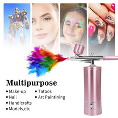 crpen airbrush kit pink makeup-application enables flawless cosmetic effects
