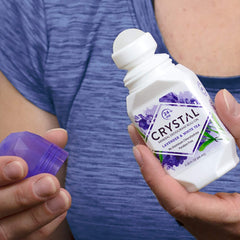 Crystal Essence CRYSTAL aluminum-free deodorant pack of 3 for everyday use.