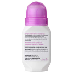 Crystal Essence CRYSTAL deodorant label clean and minimal for purity