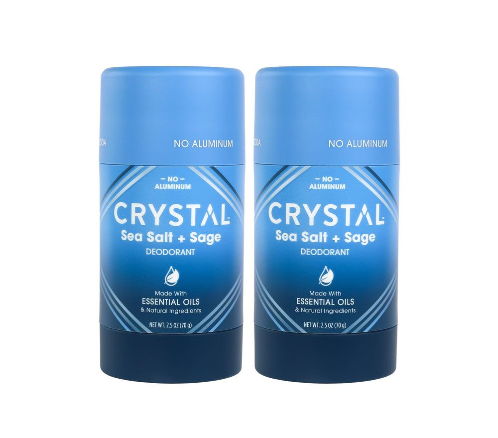 Crystal Magnesium Solid Stick Deodorant Lavender Rosemary provides gentle 24-hour odor protection.