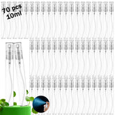 Csdtylh mini spray bottle 10ml clear glass; compact travel-friendly fragrance sampler.