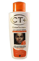 CT Clear Therapy Lotion texture close-up for hydrated, smooth skin after application.