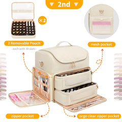 CUBETASTIC bag includes two removable pouches for versatile bottle sizes.