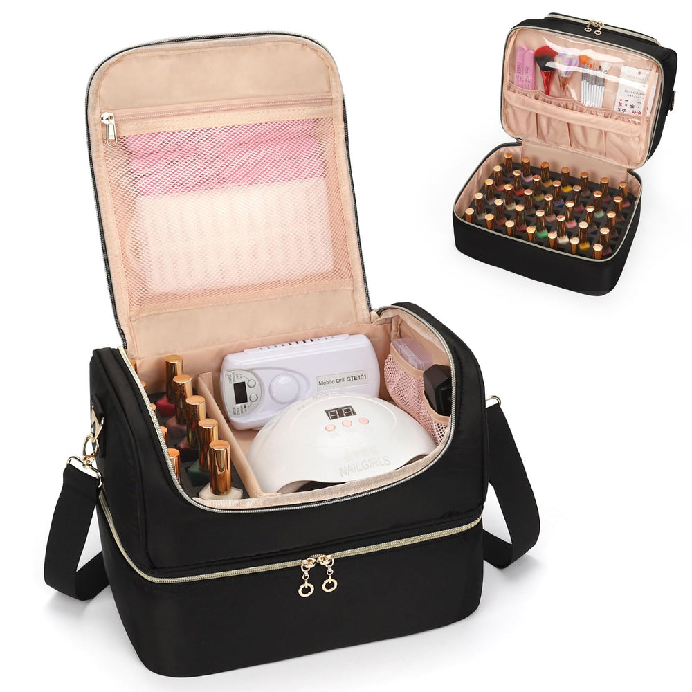 CUBETASTIC Nail Polish Organizer front view shows compact, travel-ready design.