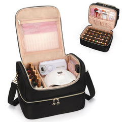 CUBETASTIC Nail Polish Organizer front view shows compact, travel-ready design.