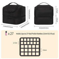 CUBETASTIC lower compartment view holds 35 bottles and tools tidy setup