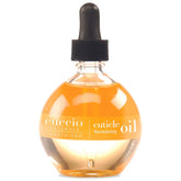 Cuccio bottle front packaging showing product and benefits