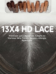 Cuiud hd lace 13x4 inch wig with transparent lace for seamless skin-tone melt