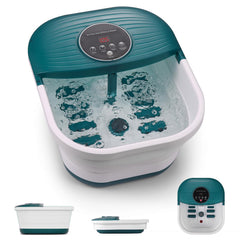 CURECURE collapsible foot spa bath with closed lid saves storage space and keeps area neat