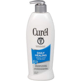 Curél Daily Healing Moisture Lotion bottle front view delivering long-lasting hydration.