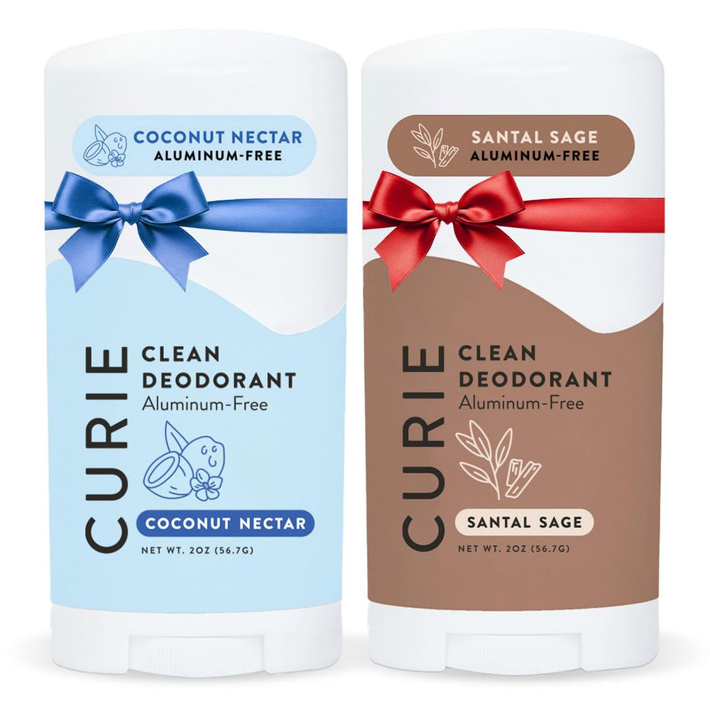 Curie Coconut Nectar + Santal Sage packaging uses post-consumer recycled materials.