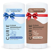 Curie Coconut Nectar + Santal Sage packaging uses post-consumer recycled materials.