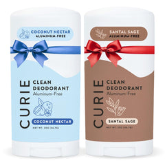 Curie Coconut Nectar + Santal Sage packaging uses post-consumer recycled materials.