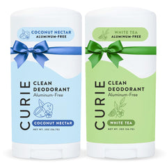 Curie aluminum-free deodorant packaging shows recycled materials for sustainability