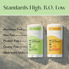 Curie probiotics support skin comfort during daily use.