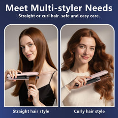 Curlix heat settings display shows 310–420°F for versatile styling options.